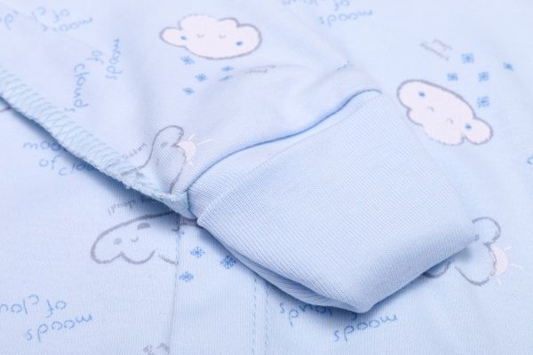 Боди для мальчика Bembi БД69 р.56 голубой с рисунком 