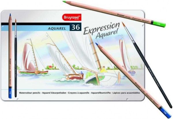 Олівці акварельні EXPRESSION 36 шт. Bruynzeel