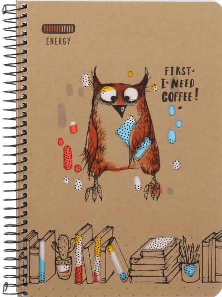 Зошит шкільний А5 96 аркушів у клітинку A5-SC-096-6078K Student Школярик