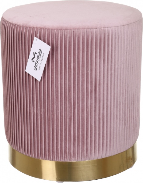 Пуф Мурсія з рельєфною смужкою 360х400 мм рожевий 