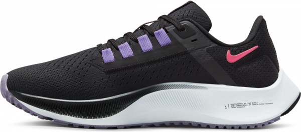 Кроссовки Nike Air Zoom Pegasus 38 CW7358-003 р.US 9 черно-розовый