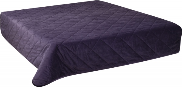 Покрывало Velour ромб 240x260 см La Nuit фиолетовый 