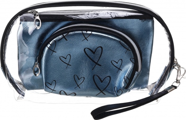 Набір косметичок 3 в 1 Shiny в асортименті