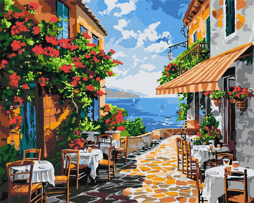 Картина по номерам Тихий уголок ©art_selena_ua Ideyka