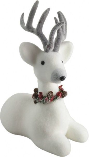 Декорация новогодняя Олень який сидить 60 см EPI-RS1D2147 