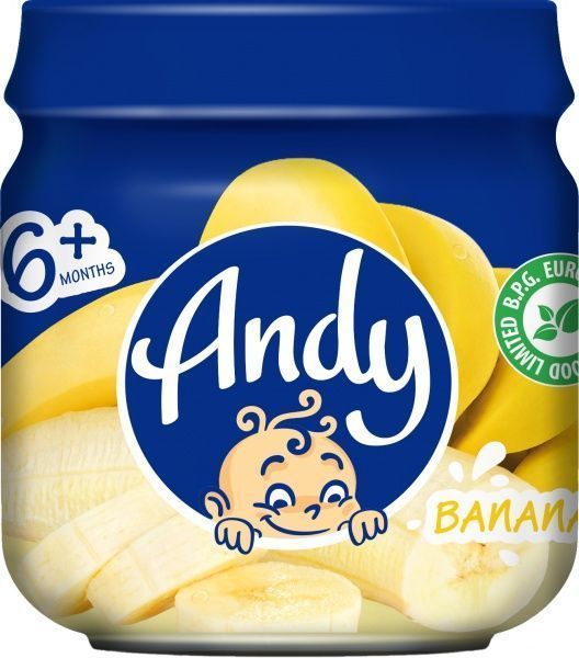 Пюре Andy Банан 80 г 4813163002516 