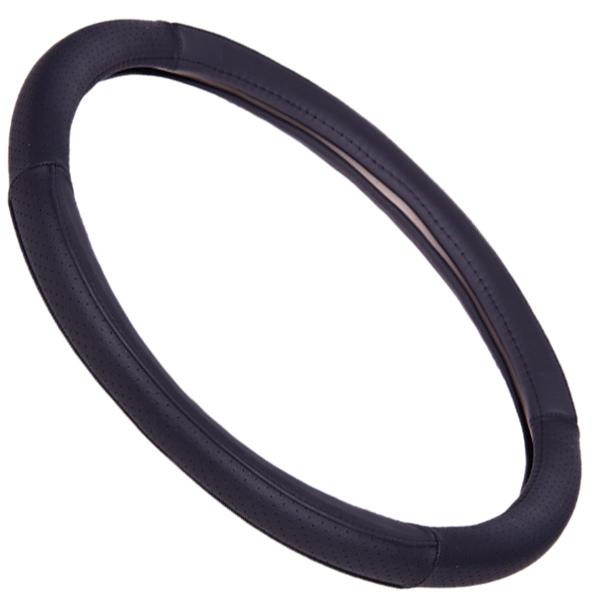 Чохол на кермо Vitol натуральна шкіра 2040 M чорний