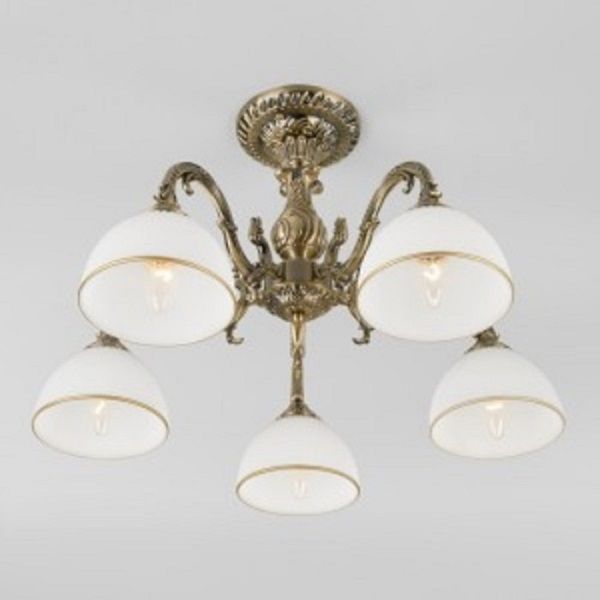 Люстра стельова Strotskis Caldera 5x60 Вт E27 антична бронза 60106/5 