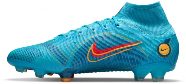 Бутсы Nike SUPERFLY 8 ELITE FG DJ2839-484 р.US 8 голубой