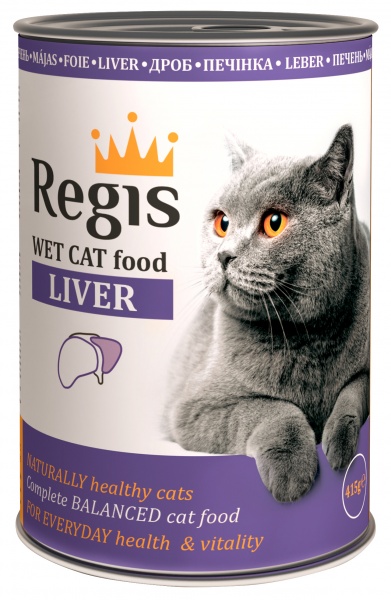 Консерва Regis з куркою та печінкою 415 г