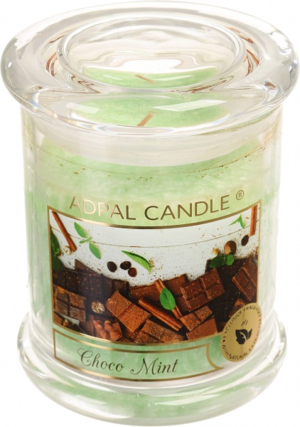 Свеча ароматическая Pako-If Шоколад и мята 12,2х9 см (А-197) 