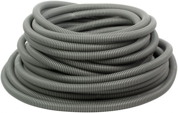Труба гофрована з протяжкою Контакт ПВХ 20 мм 25 м 