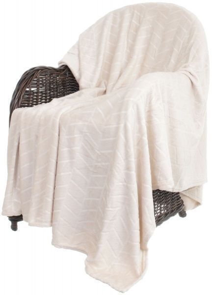 Плед Basic Twill 160x200 см айворі La Nuit 