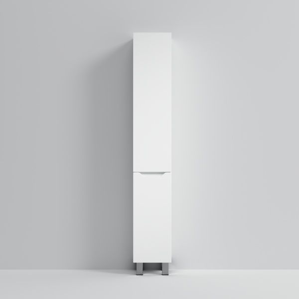 Шафа для ванної кімнати AM.PM M91CSL0306WG38 GEM S підлогова 30 см, ліва