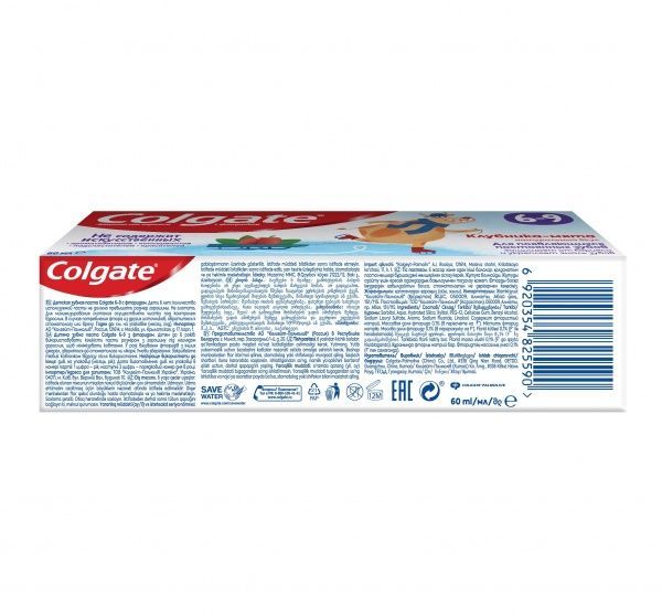 Детская зубная паста Colgate с фтором Клубника-мята от 6 до 9 лет 60 мл