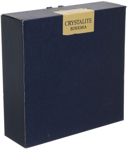 Ваза стеклянная прозрачная Neptune 33 см Bohemia