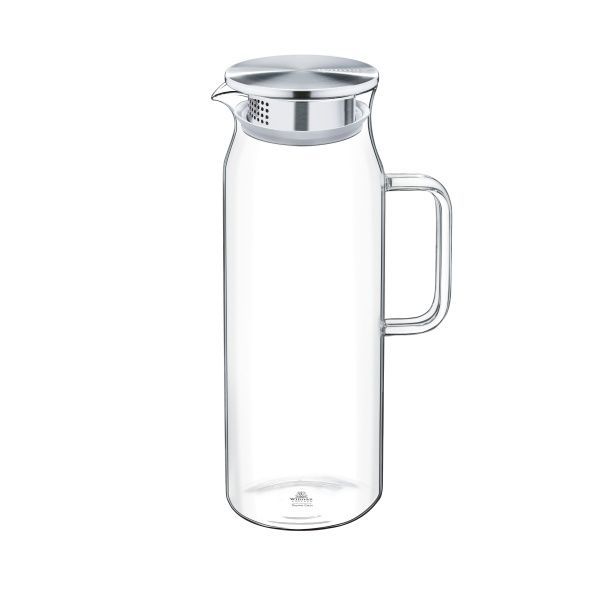 Глечик скляний з металевою кришкою 1500 мл Thermo WL-888210/A Wilmax