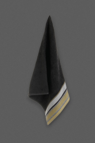 Рушник махровий Aya 50x90 см графіт La Nuit 