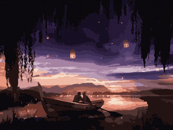 Картина по номерам Влюбленные под небом 10213-AC 40х50 см ArtCraft 