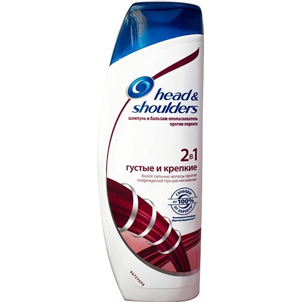 Шампунь 2 в 1 Head & Shoulders Густые и крепкие 400 мл