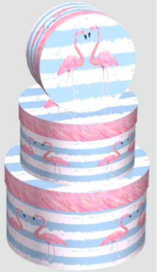 Коробка подарункова UFO 2247-sy359 17х9 flamingo