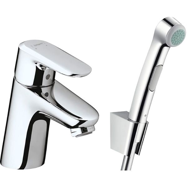 Смеситель для умывальника Hansgrohe с гигиеническим душем Ecos 32126000
