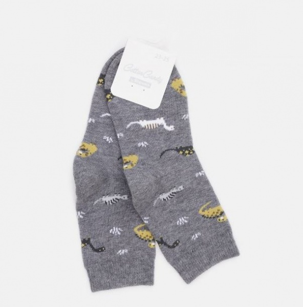 Носки детские для мальчиков Steven 138319 р. 23-25 серый меланж 