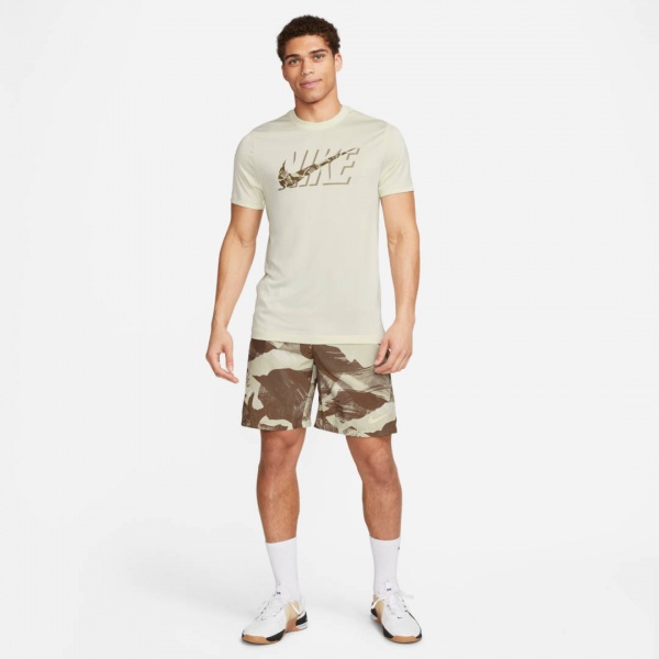 Футболка Nike DF TEE RLGD CAMO DZ2741-113 р.XL бежевий