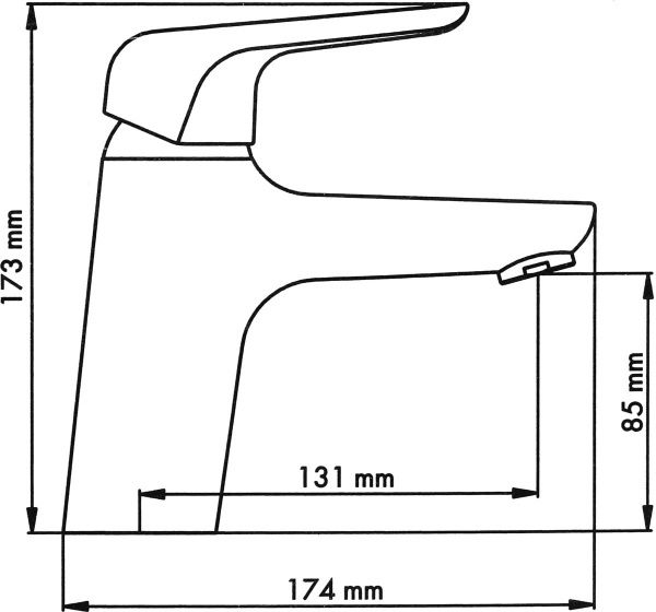 Смеситель для умывальника Scandispa Edda FF4071-6