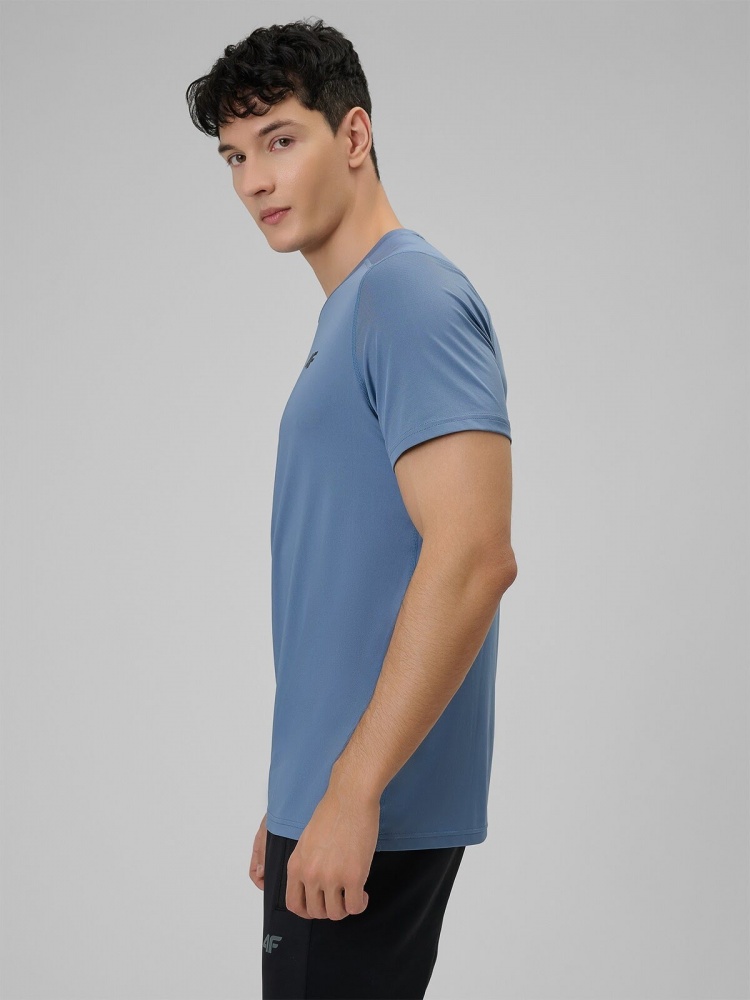 Футболка 4F TSHIRT FNK M1785 4FWSS26TFTSM1785-32S р.S блакитний