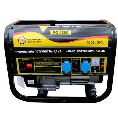 Бензогенератор Forte FG3800