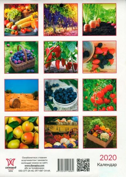 Календар «Світовид міні Місячний календар городника»