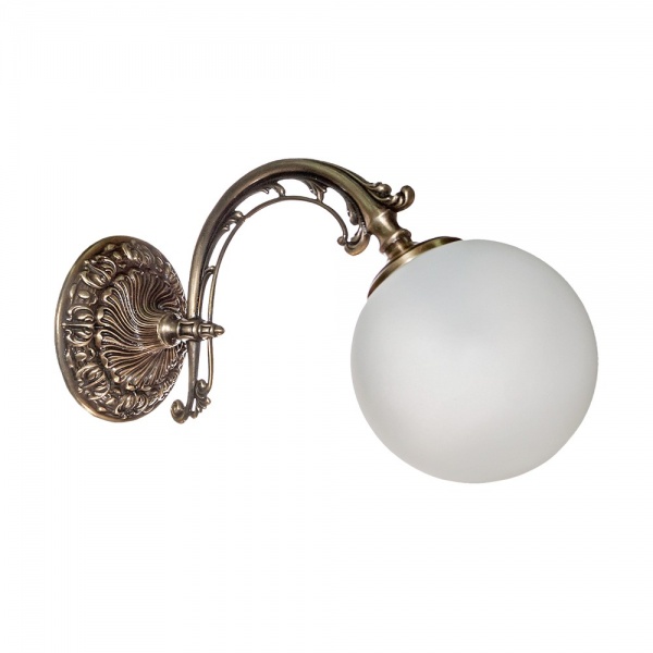 Бра Фабрика Світла НББ 21-1х60-013 Лунный свет 1x60 Вт E27 латунь 