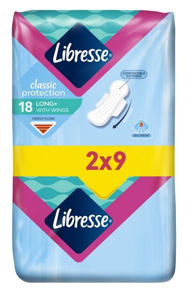 Прокладки гигиенические Libresse Classic protection long 18 шт.