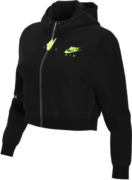 Джемпер Nike W NSW AIR HOODIE FZ BB FLC CU5442-011 р. M чорний