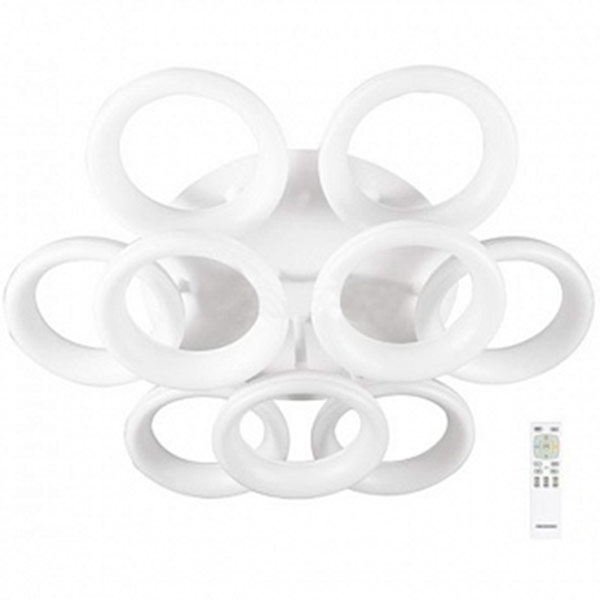 Люстра светодиодная Светкомплект Home CR 612 OP RC с пультом ДУ 72 Вт белый 