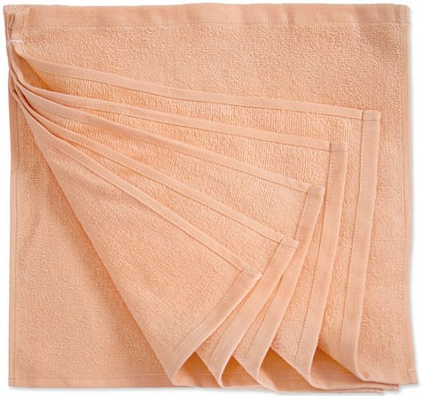 Салфетка махровая 30x30 см абрикосовый Ярослав 