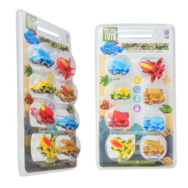 Ігровий набір транспорту 8 шт. на планшетці 278-34