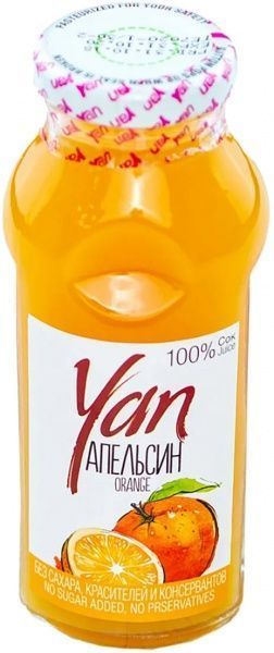 Сок Yan Апельсиновый 0,25л 