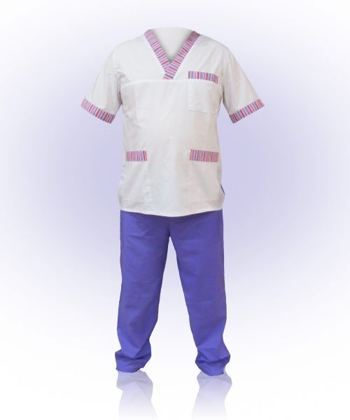Костюм хирургический Торнадо Панацея р. XXL 56-58 рост 3-4 34123-10-8ж-56-3 фиолетовый