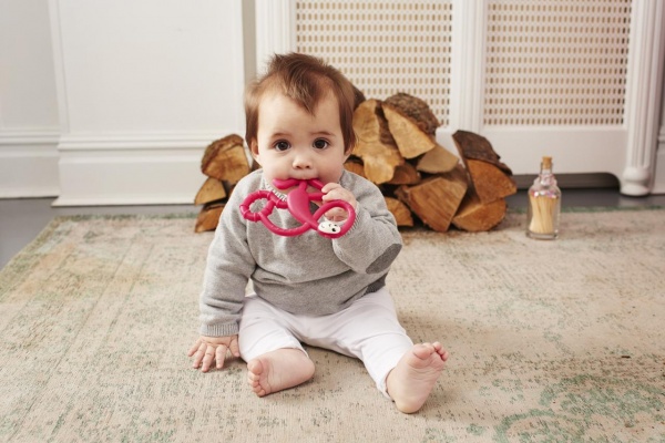 Прорізувач Matchstick Monkey Мавпочка танцююча червона 14 см (MM-DMT-004)