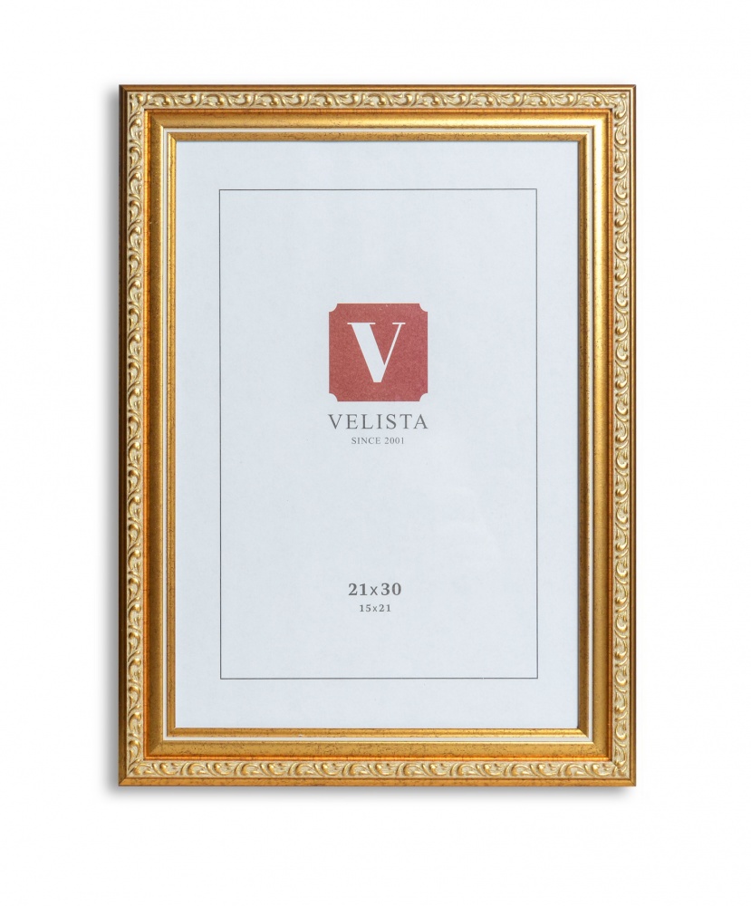 Рамка для фото Velista 30M-419v 21х30 см золотий