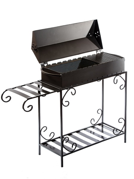 Мангал-барбекю Metalzavod Мангал-барбекю MB12-3D на 12 шампуров 3 мм на дровнице