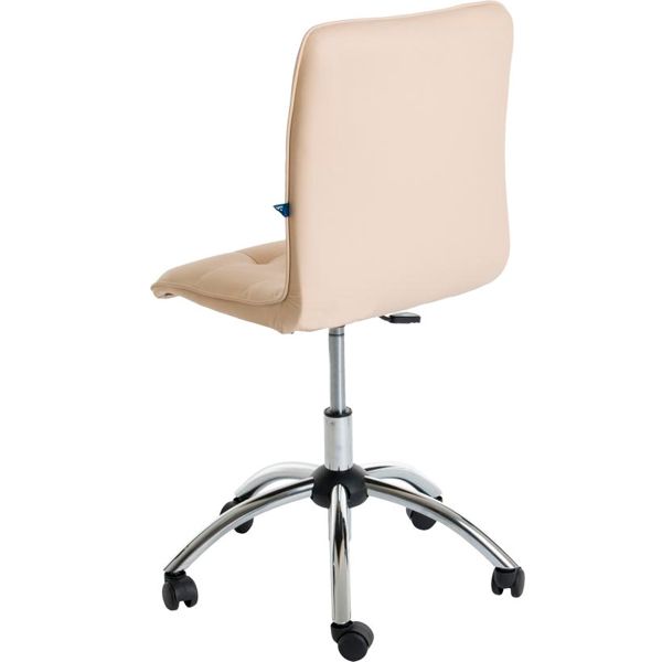 Кресло Nowy Styl Bit GTS Chrome (CH) ECO-07 молочный 