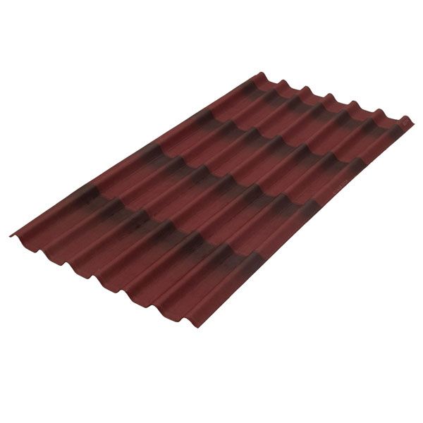 Лист бітумний Ондулін Черепиця 2000х960 мм червоний