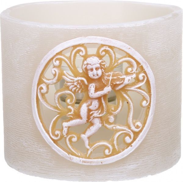 Подсвечник фонарик Амур, d=12,5 см,бежевый Pako-If