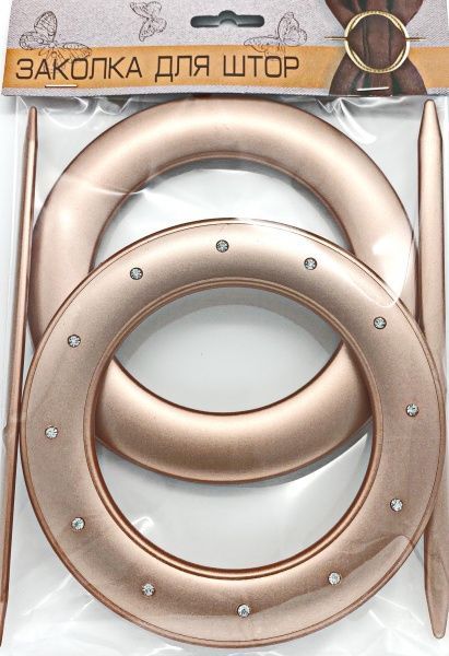 Декор Круг со стразами d150 мм медь С002-8 MISLT