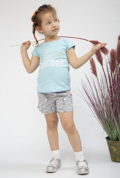 Костюм для дівчаток Luna Kids Unikorn р.110-116 блакитний 0033/12012 
