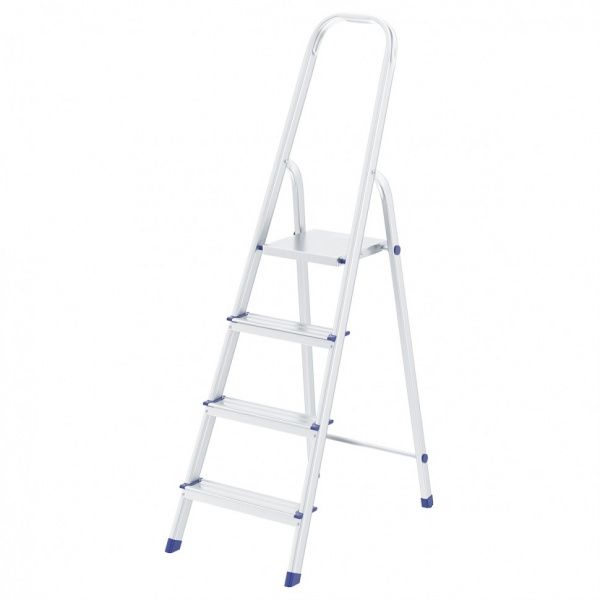 Драбина-стрем’янка 4 сходинки алюмінієва 977147