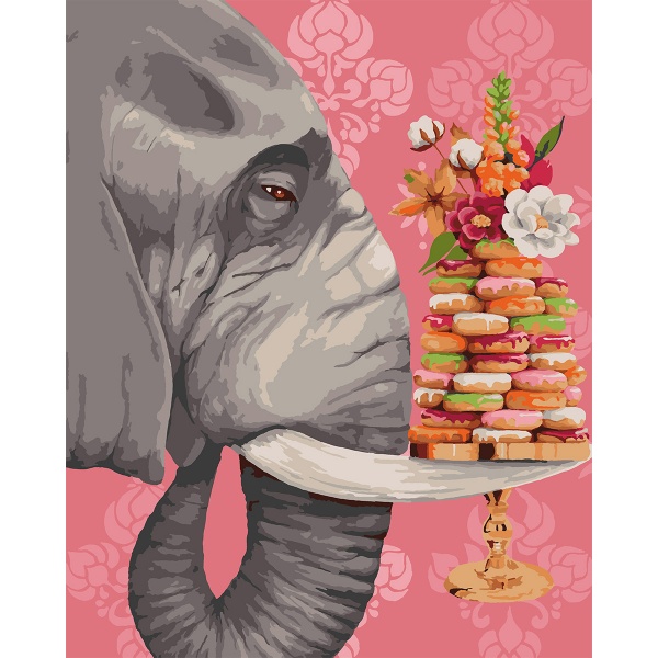 Картина за номерами Великий ласун 954002 40x50 см Santi 